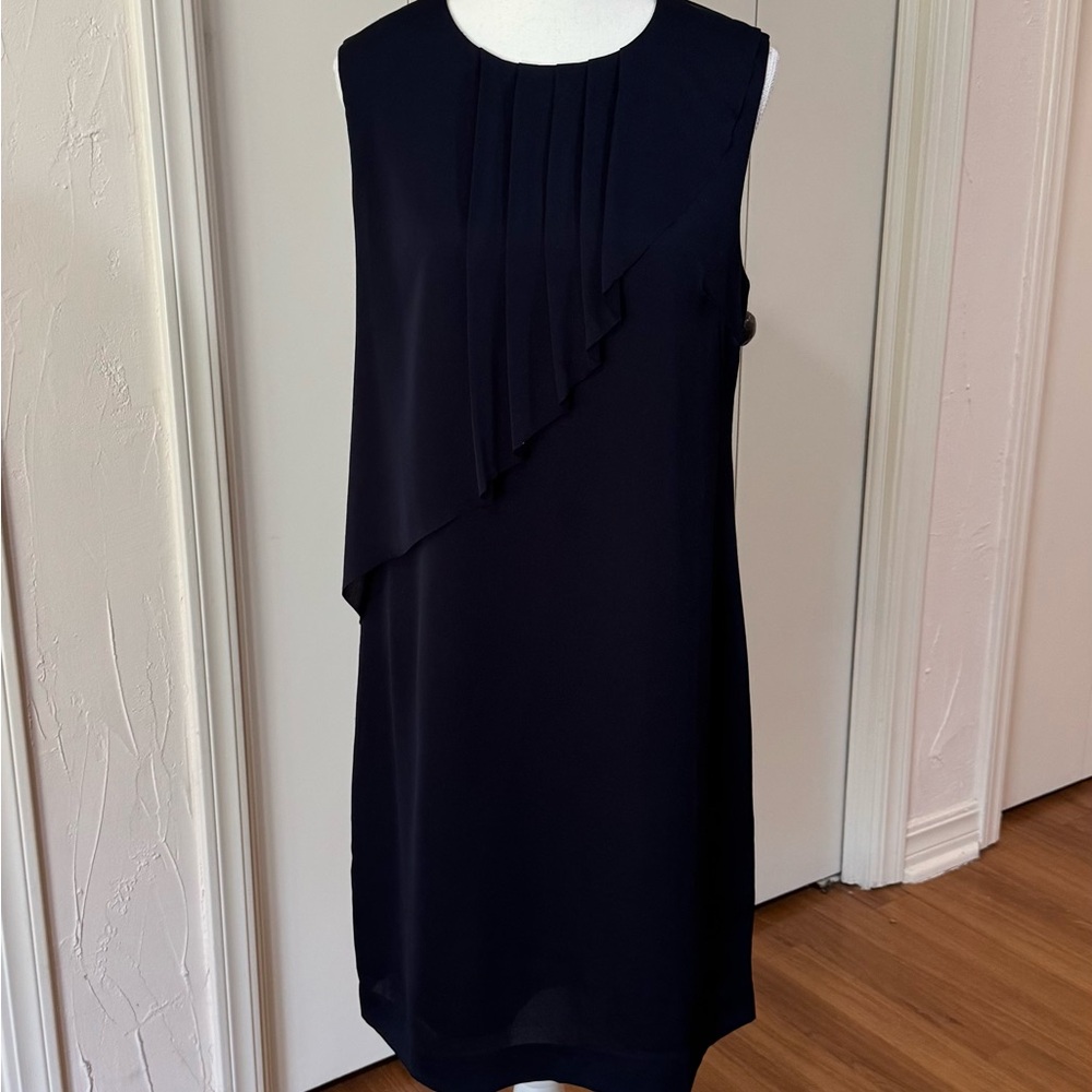 Banana Republic Elegant Navy Sleeveless Dress Size 8